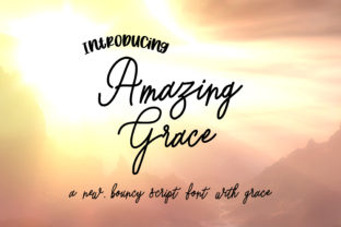 Amazing Grace Script Font for Handmade Creators