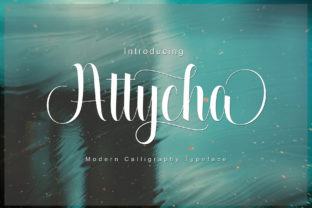 Attycha: A Romantic Script Handwritten Font for Branding