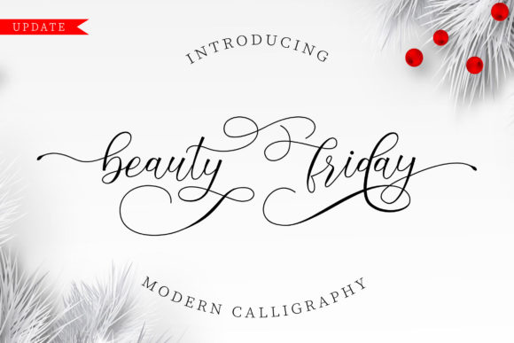 Beauty Friday Font for Small Business Branding