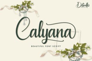 Calyana Script Handwritten Font for Makers