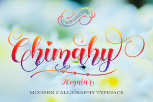 Chimahy Regular: A Script Handwritten Font for Elegant Campaigns