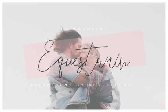 Equestrain Script Font for Handmade Creators