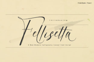 Fellisetta: A Modern Script Handwritten Font for Small Business Branding