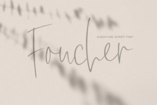 Foucher: A Thin and Bouncy Script Font for Modern Branding