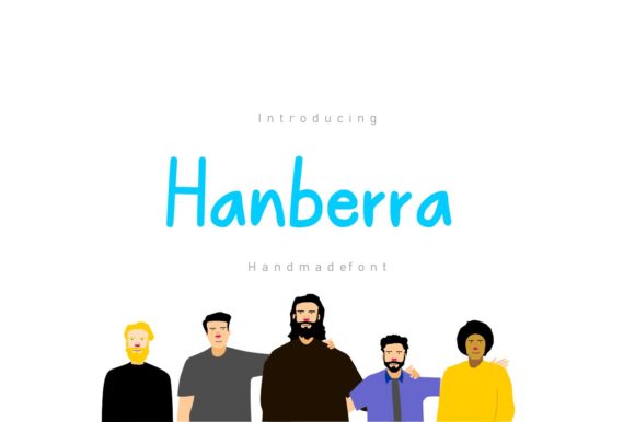 Hanberra Script Font for Handmade Makers