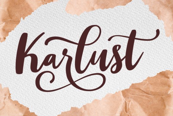 Karlust Script Font for Elegant Editorial Design