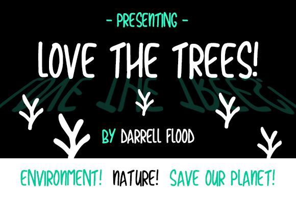 Love the Trees Script Handwritten Font for Organic Editorial Design