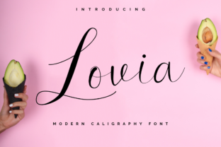 Lovia Script Font for Elegant Digital Branding