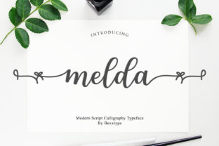Melda Font: A Sweet Romantic Script for Branding Projects