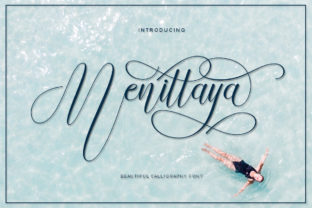 Menittaya: A Delicate Script Handwritten Font for Romantic Branding