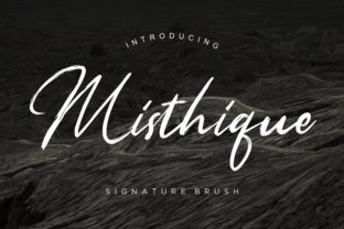 Misthique: A Light Script Handwritten Font for Authentic Campaign Vibes