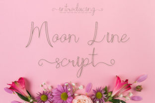Moon Line: A Script Handwritten Font for Authentic Brand Voice