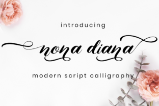 Nona Diana Script Font for Handmade Creators