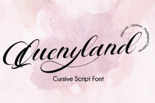 Quenyland Font: Sweet & Charming Script for Modern Digital Brands