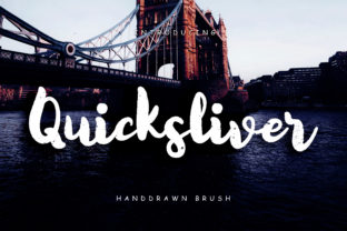 Quicksliver Script Font for Handmade Creators