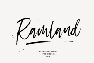 Ramland Script Handwritten Font for Makers