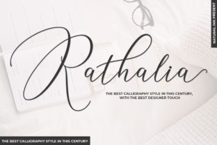 Rathalia: A Modern Calligraphy Script Font for Real Branding