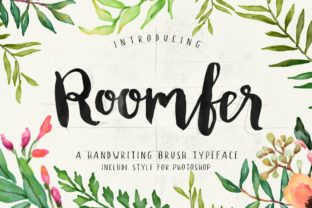 Roomfer Script Handwritten Font for Authentic Craft Designs