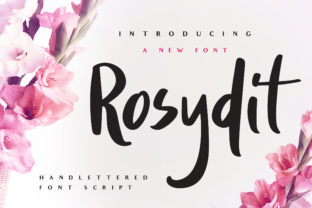 Rosydit: A Sweet Script Handwritten Font for Editorial Design