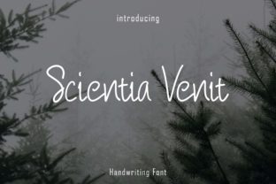 Scientia Venit: A Sweet Script Handwritten Font for Authentic Campaigns