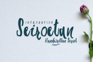 Seiroetan: A Script Handwritten Font for Authentic Editorial Design