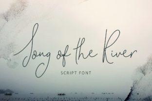 Song of the River: A Timeless Script Handwritten Font