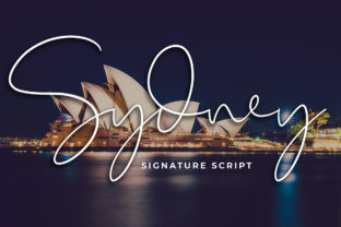Sydney Script Font for Editorial Design