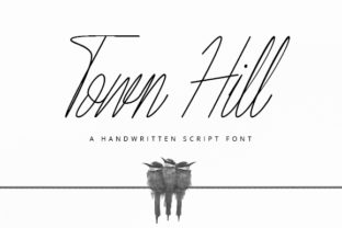 Town Hill: A Sweet Script Handwritten Font for Editorial Charm
