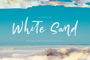 White Sand Font: Beachy Script Handwritten Fonts for Summer Creativity